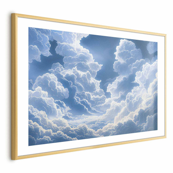 Plakat Niebo i puchate chmury 60x40 cm 579752
