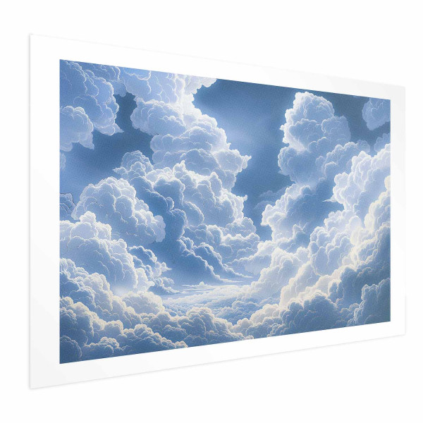Plakat Niebo i puchate chmury 90x60 cm 579560