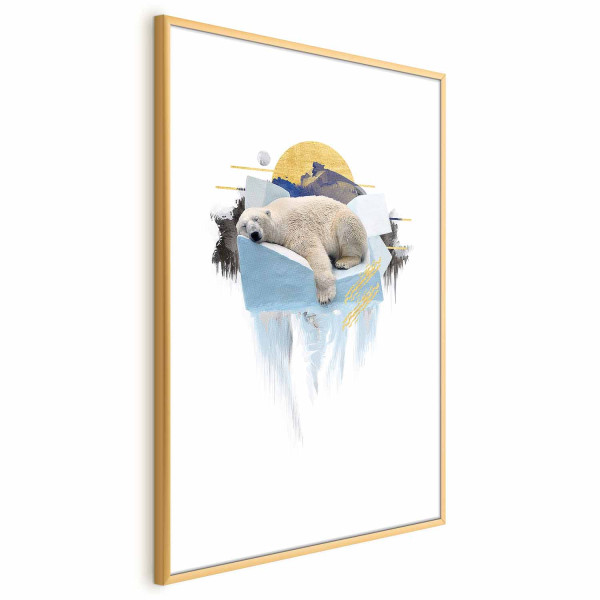 Plakat Niedźwiedź polarny 21x30 cm 578668