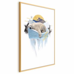 Plakat Niedźwiedź polarny 21×30 cm 581181 Plakat Niedźwiedź polarny 21×30 cm 581181