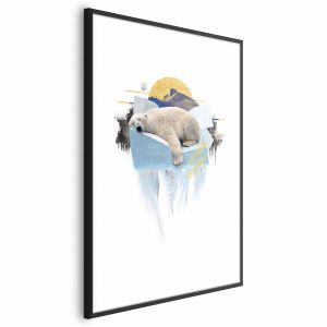 Plakat Niedźwiedź polarny 21×30 cm 581692 Plakat Niedźwiedź polarny 21×30 cm 581692
