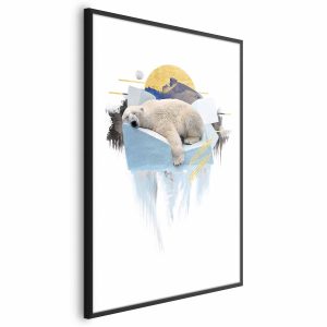 Plakat Niedźwiedź polarny 29,7×42 cm 590427 Plakat Niedźwiedź polarny 29,7×42 cm 590427