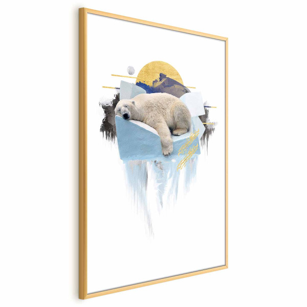 Plakat Niedźwiedź polarny 60x90 cm 587386