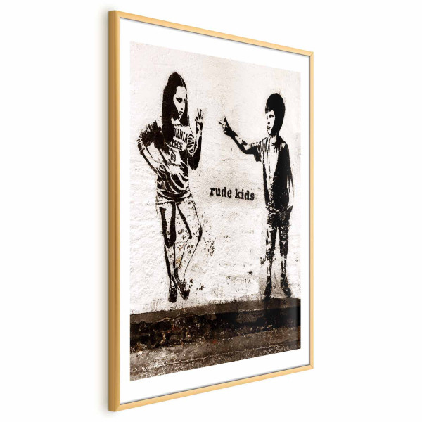 Plakat Niegrzeczne dzieci 21x30 cm 588357