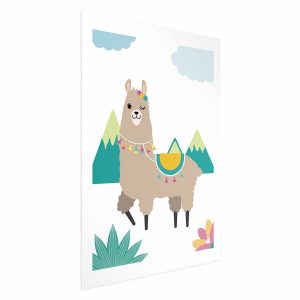 Plakat Niezwykła lama 29,7×42 cm 580042