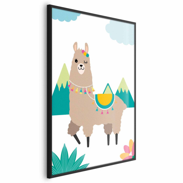 Plakat Niezwykła lama 40x60 cm 586396