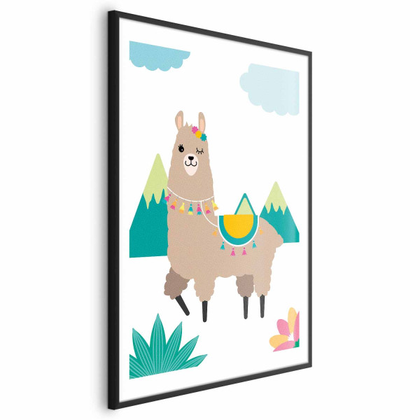 Plakat Niezwykła lama 40x60 cm 588524