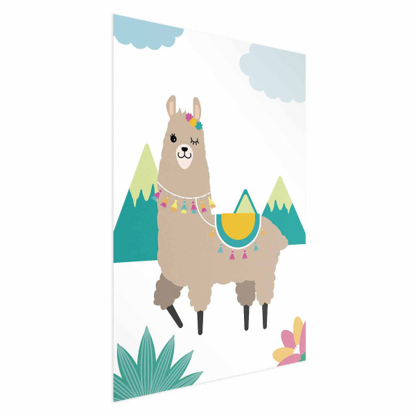 Plakat Niezwykła lama 60x90 cm 589188