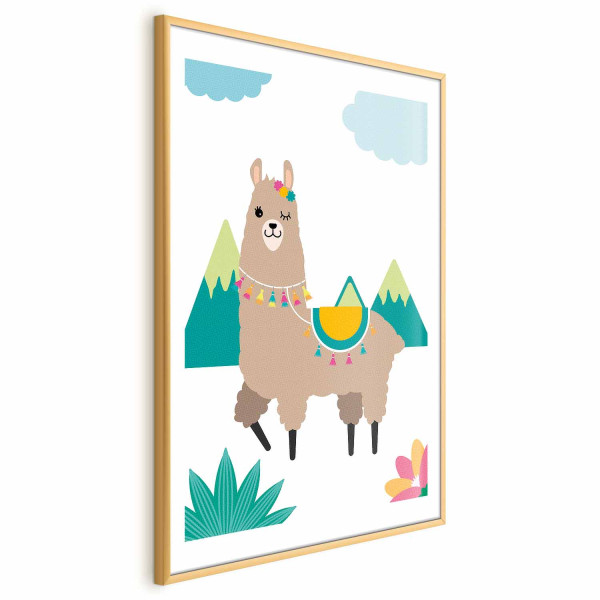 Plakat Niezwykła lama 60x90 cm 578345