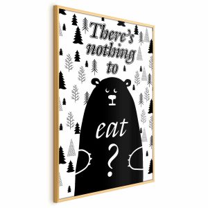 Plakat Nothing to eat 40×60 cm 587284 Plakat Nothing to eat 40×60 cm 587284