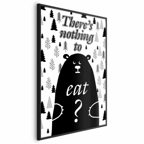 Plakat Nothing to eat 40x60 cm 587422