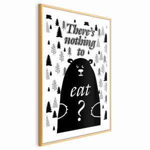 Plakat Nothing to eat 40×60 cm 589719 Plakat Nothing to eat 40×60 cm 589719