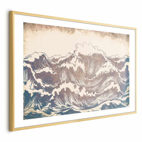 Plakat Olbrzymie fale 30x21 cm 582109