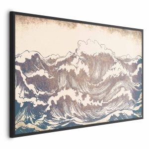 Plakat Olbrzymie fale 60×40 cm 586905 Plakat Olbrzymie fale 60×40 cm 586905