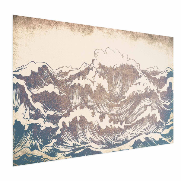 Plakat Olbrzymie fale 60x40 cm 581805