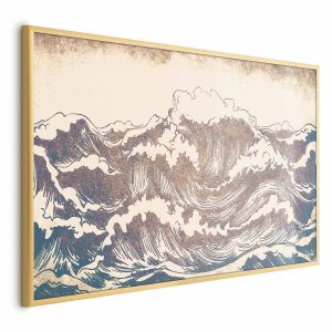 Plakat Olbrzymie fale 90×60 cm 585217