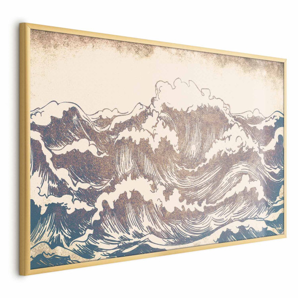 Plakat Olbrzymie fale 90x60 cm 585217