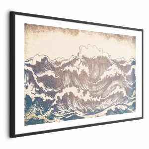 Plakat Olbrzymie fale 90×60 cm 581011