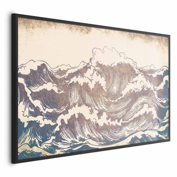 Plakat Olbrzymie fale 90x60 cm 587025