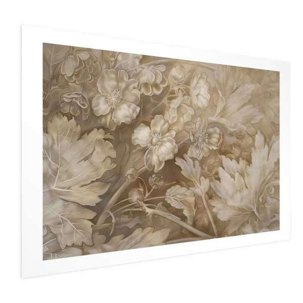 Plakat Ornamenty roślinno-kwiatowe 42x29,7 cm 583354