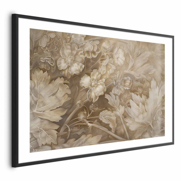 Plakat Ornamenty roślinno-kwiatowe 42x29,7 cm 586237