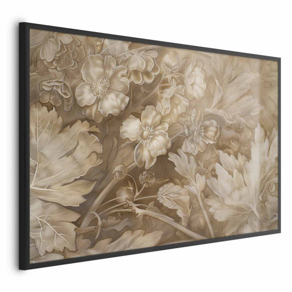 Plakat Ornamenty roślinno-kwiatowe 90x60 cm 588104