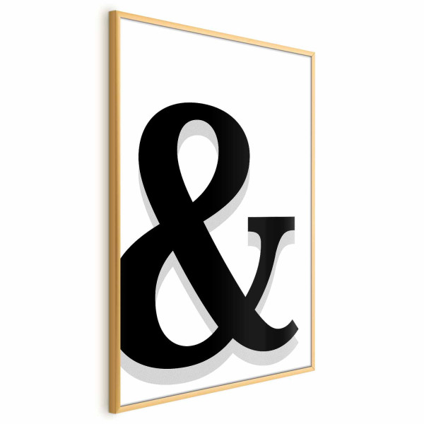 Plakat Ozdobna litera 29,7x42 cm 580500