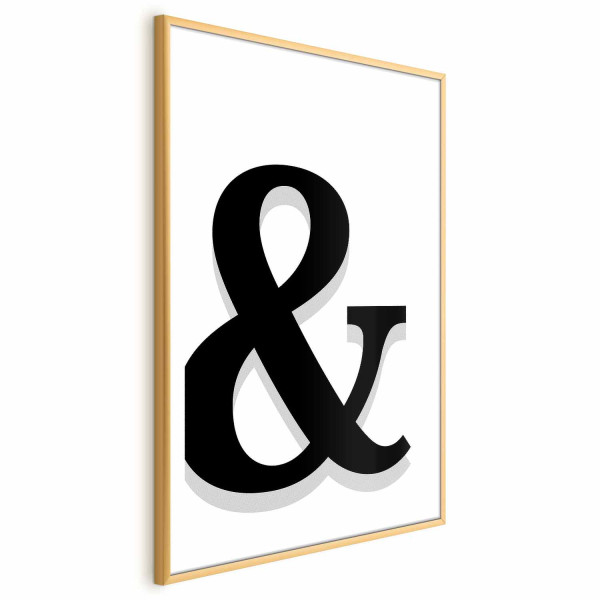 Plakat Ozdobna litera 29,7x42 cm 588726