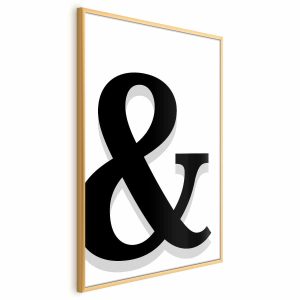 Plakat Ozdobna litera 40×60 cm 578736 Plakat Ozdobna litera 40×60 cm 578736