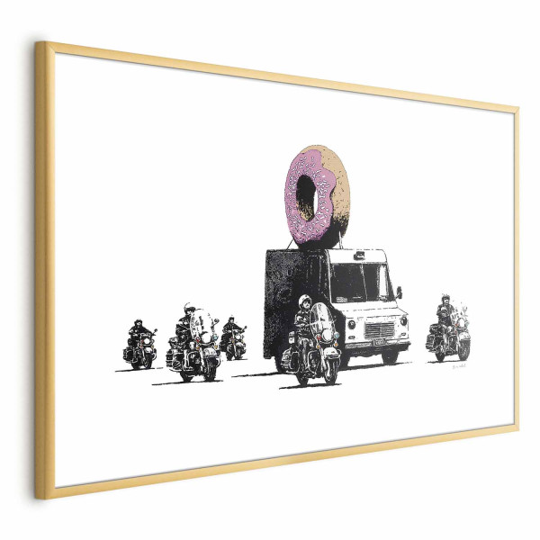 Plakat Pączkowa policja 90x60 cm 582398