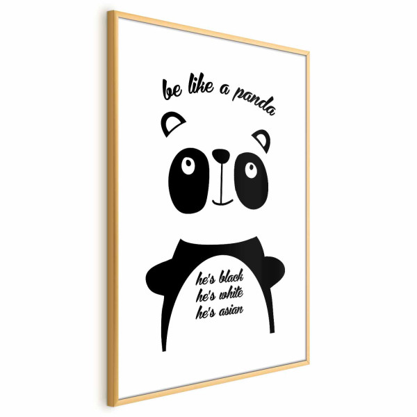 Plakat Panda 21x30 cm 591110
