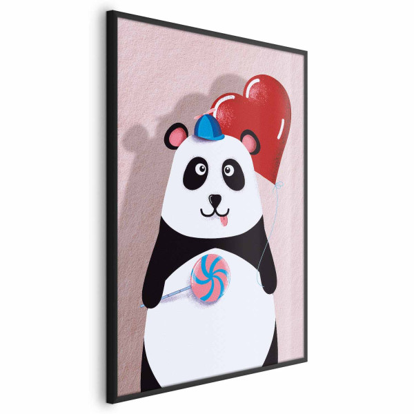Plakat Panda z balonikiem 29,7x42 cm 578803