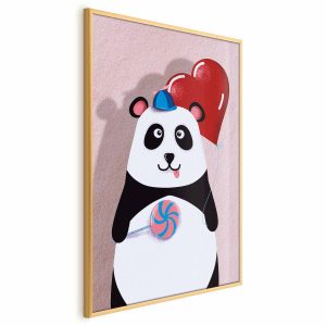 Plakat Panda z balonikiem 29,7×42 cm 578049 Plakat Panda z balonikiem 29,7×42 cm 578049