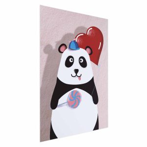 Plakat Panda z balonikiem 29,7×42 cm 582982 Plakat Panda z balonikiem 29,7×42 cm 582982