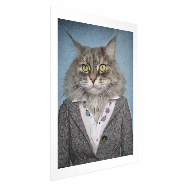 Plakat Pani kot 29,7x42 cm 579577
