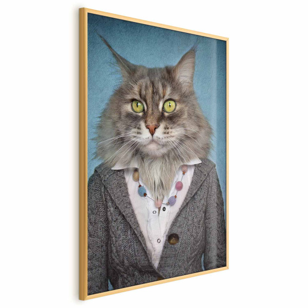 Plakat Pani kot 60x90 cm 580002