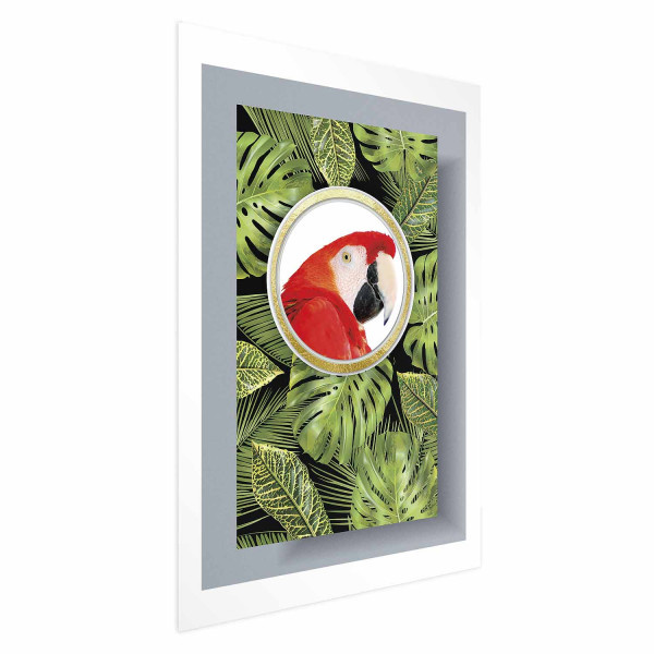 Plakat Papuga w dżungli 21x30 cm 582763