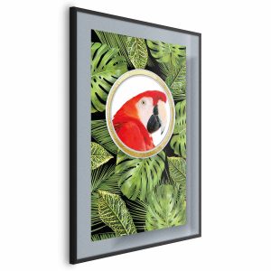 Plakat Papuga w dżungli 40×60 cm 582928 Plakat Papuga w dżungli 40×60 cm 582928