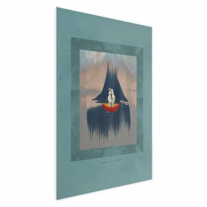 Plakat Para na łodzi 29,7×42 cm 578509 Plakat Para na łodzi 29,7×42 cm 578509