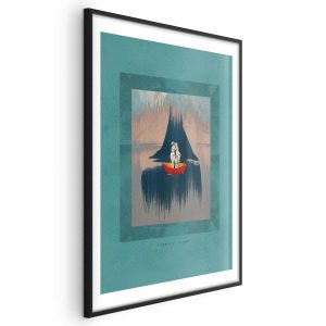 Plakat Para na łodzi 40×60 cm 579046 Plakat Para na łodzi 40×60 cm 579046