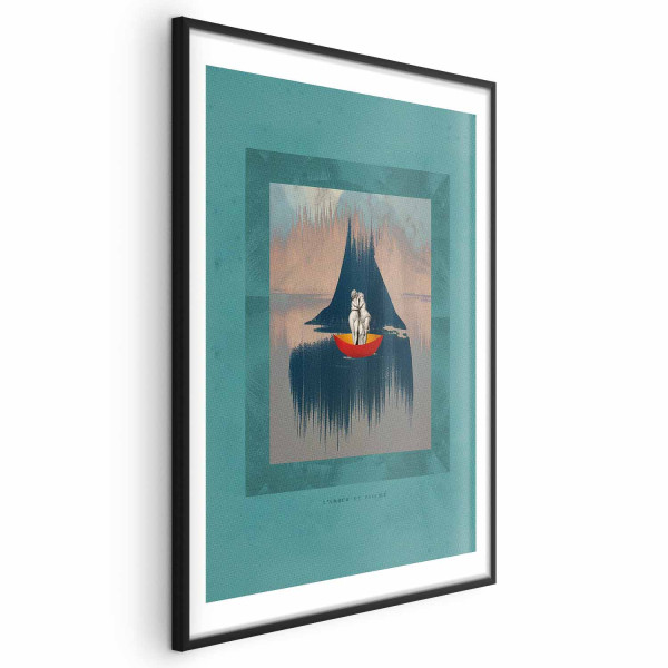 Plakat Para na łodzi 60x90 cm 581869
