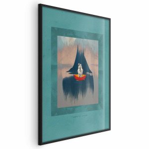 Plakat Para na łodzi 60×90 cm 577531 Plakat Para na łodzi 60×90 cm 577531