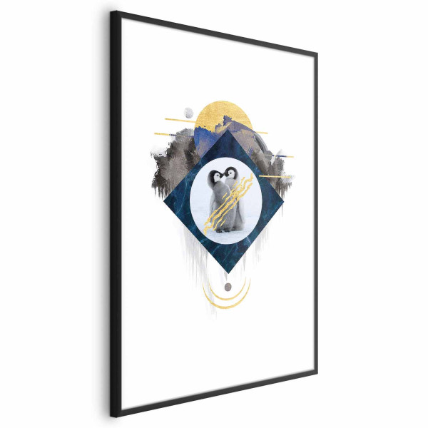 Plakat Para pingwinów 21x30 cm 579143