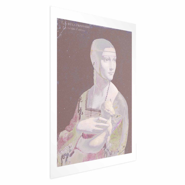 Plakat Pastelowa dama 60x90 cm 590751