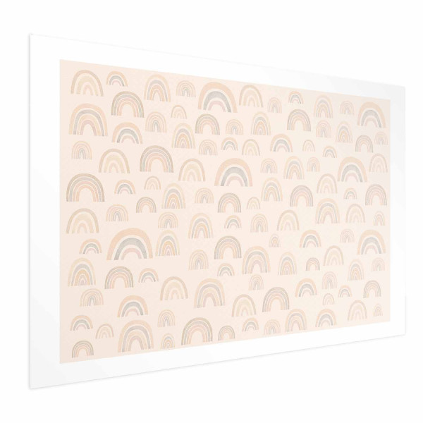 Plakat Pastelowe tęcze 30x21 cm 584947