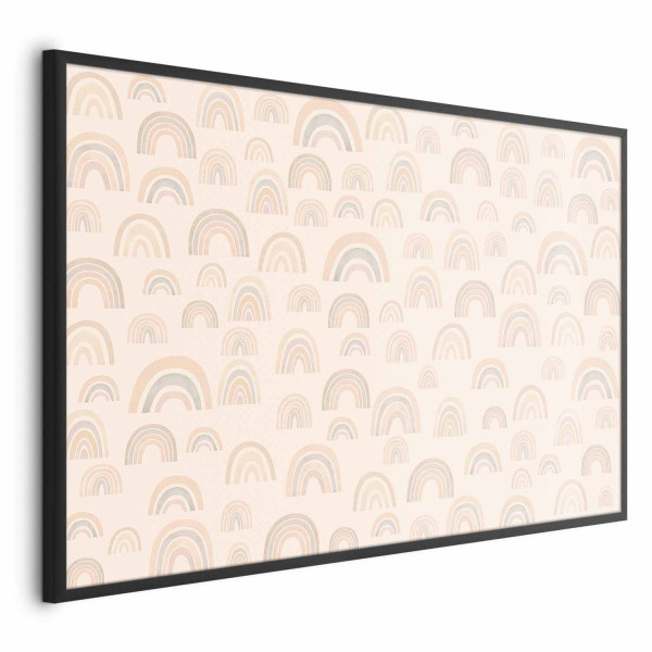 Plakat Pastelowe tęcze 30x21 cm 590387