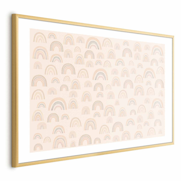 Plakat Pastelowe tęcze 42x29,7 cm 590110