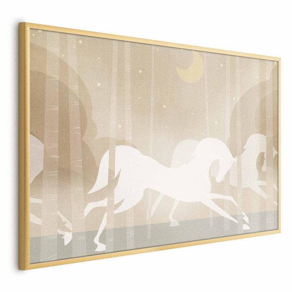 Plakat Pędzące rumaki 60x40 cm 580531