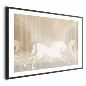 Plakat Pędzące rumaki 60×40 cm 587192 Plakat Pędzące rumaki 60×40 cm 587192