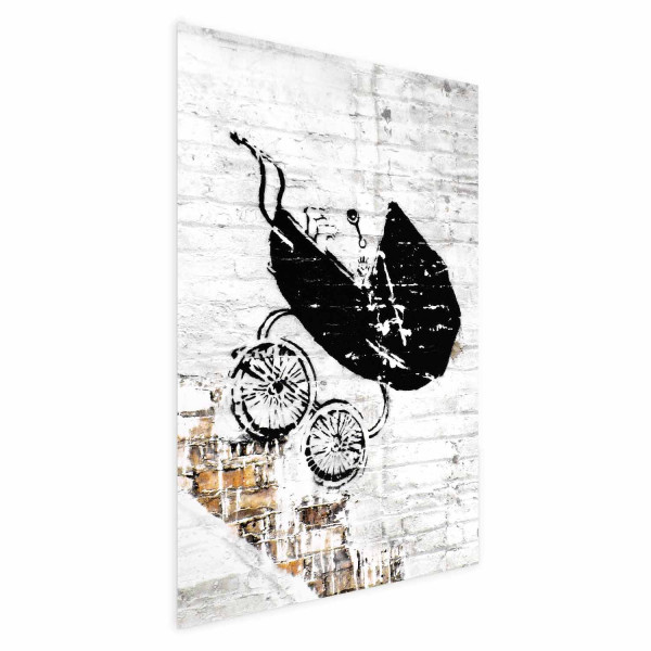Plakat Pędzący wózek 21x30 cm 577695